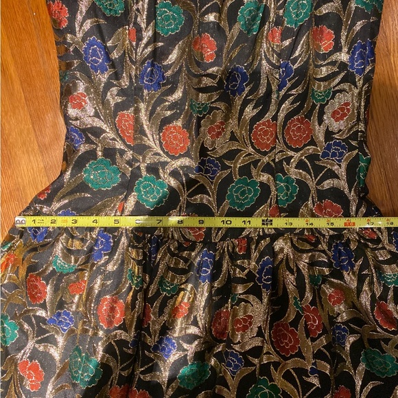 VINTAGE VICTOR COSTA STRAPLESS DRESS - Picture 4 of 7